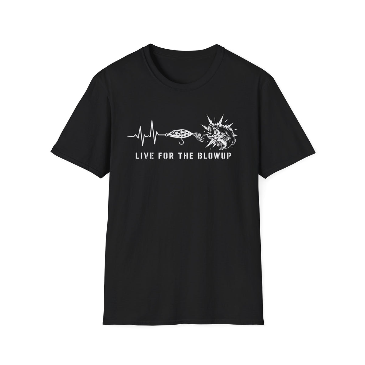 Live For The Blow Up Softstyle Fishing T-Shirt