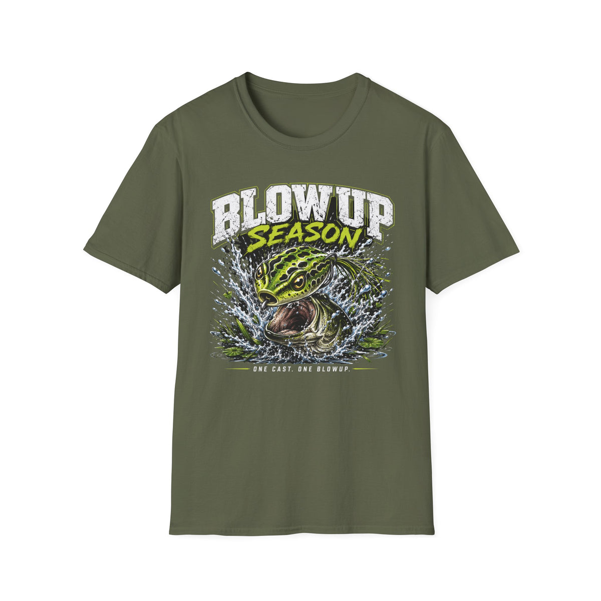 Blow Up Season Softstyle Fishing T-Shirt