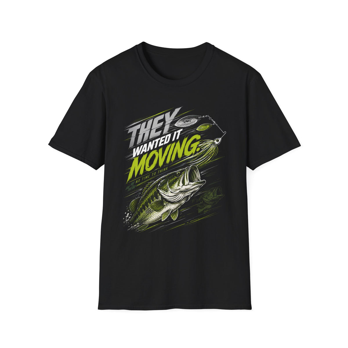 They Wanted It Moving Softstyle Fishing T-Shirt