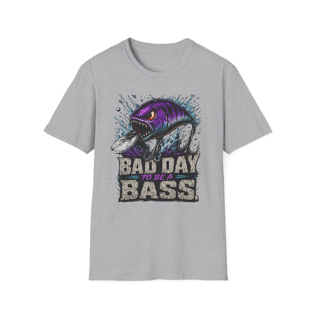 Bad Day To Be A Bass Softstyle Fishing T Shirt