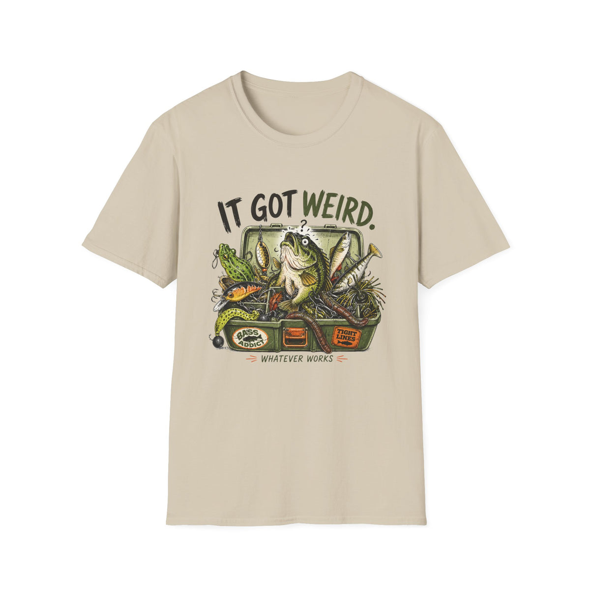 It Got Weird.. Softstyle Fishing T-Shirt
