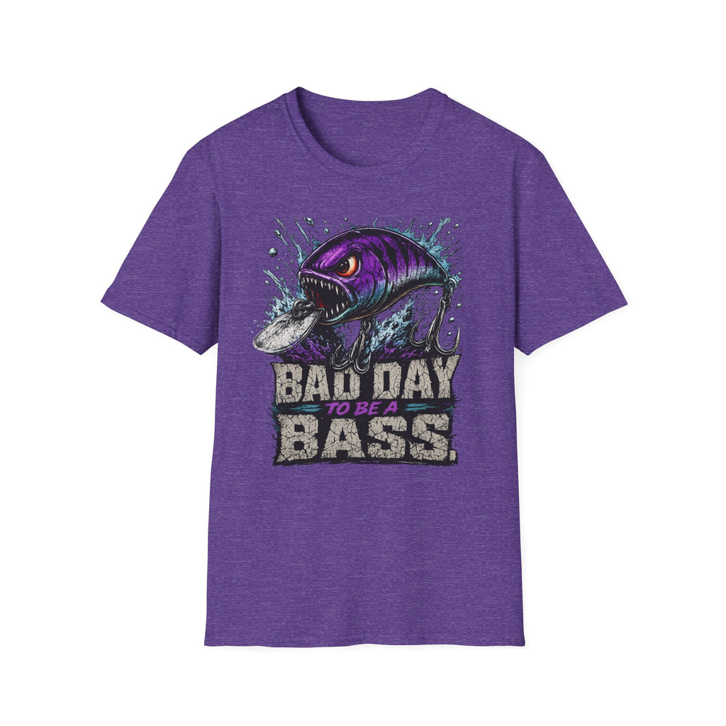 Bad Day To Be A Bass Softstyle Fishing T Shirt