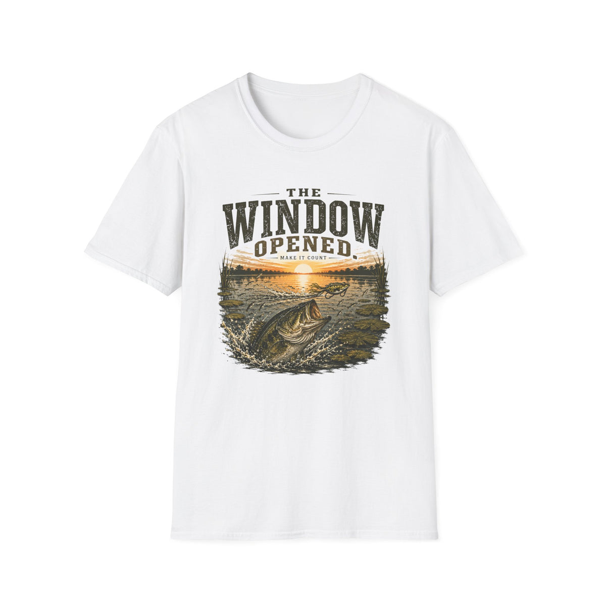 The Window Opened Softstyle Fishing T-Shirt