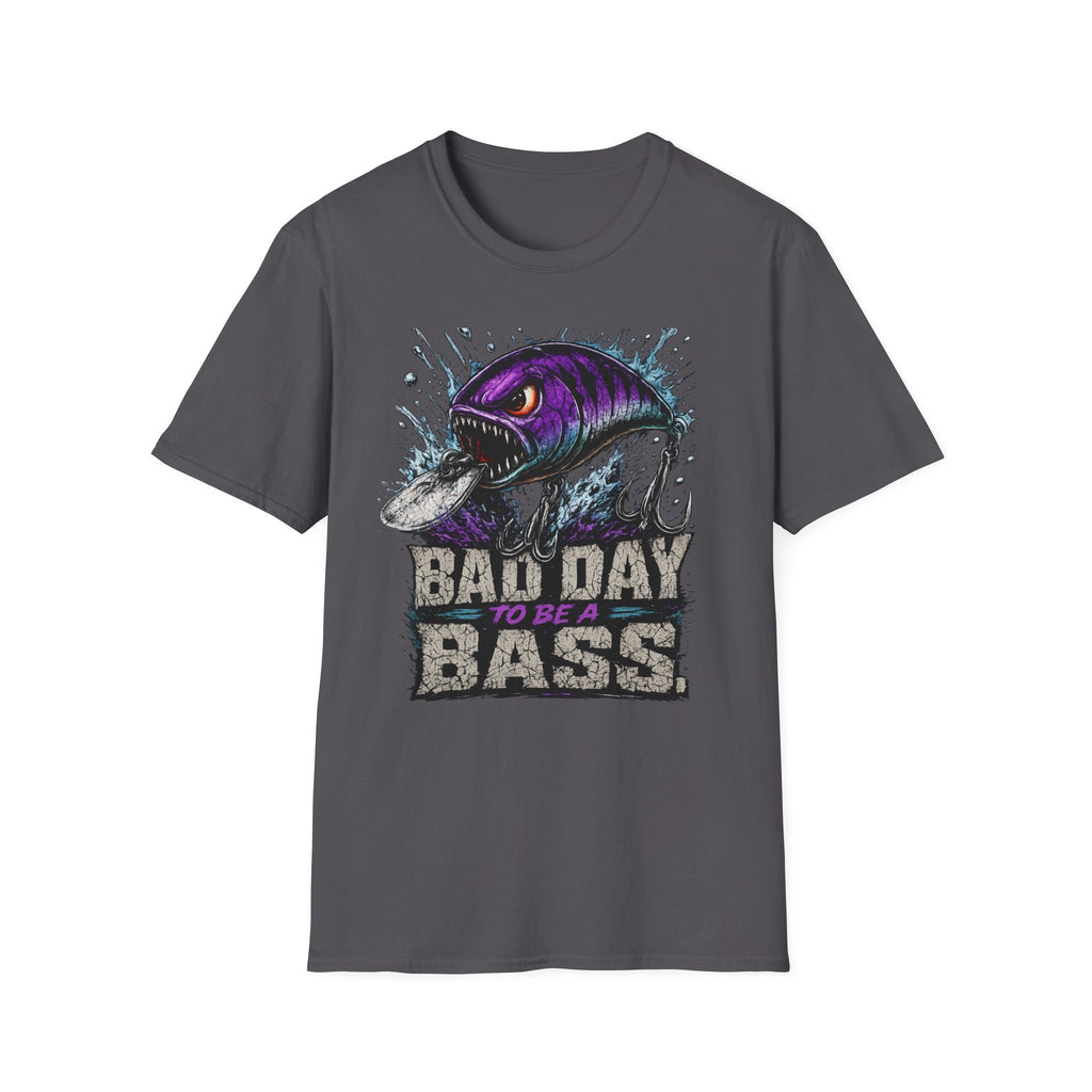 Bad Day To Be A Bass Softstyle Fishing T Shirt