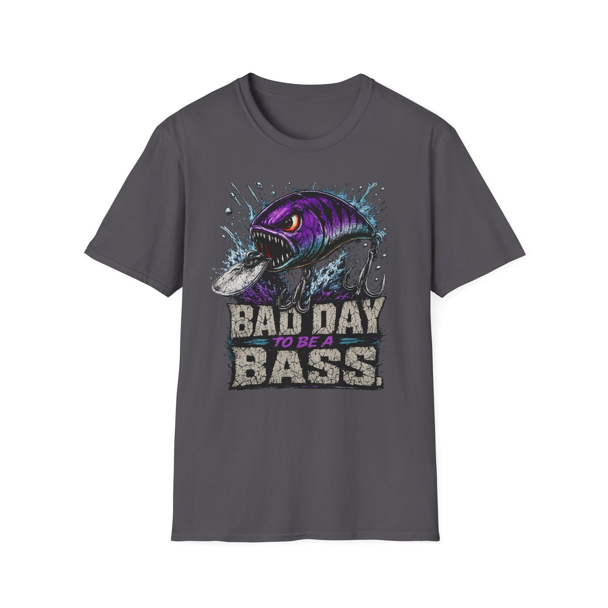Bad Day To Be A Bass Softstyle Fishing T Shirt