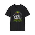 Fish Tremble When I Reel In Softstyle Fishing T Shirt