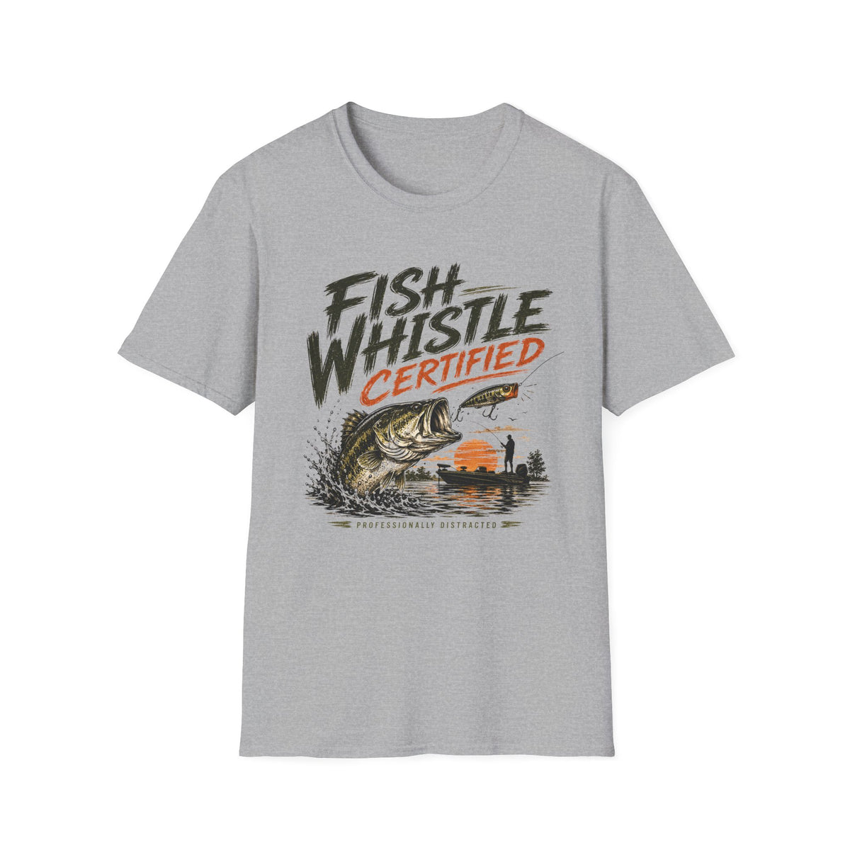 Fish Whistle Certified Softstyle Fishing T-Shirt